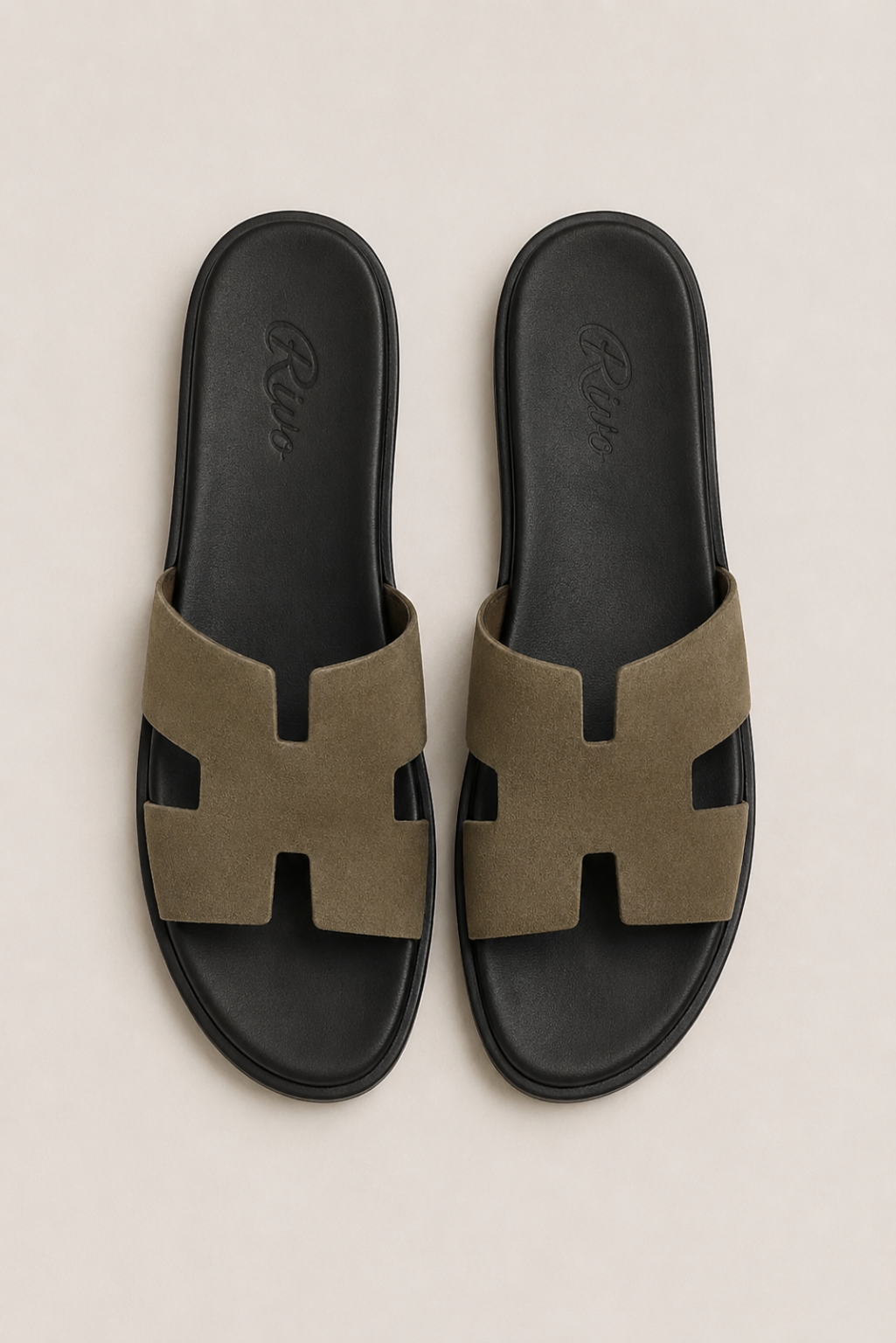 Coastal Suede Sandal Olive