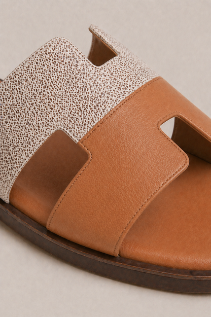 Ravello Leather Sandal Tan