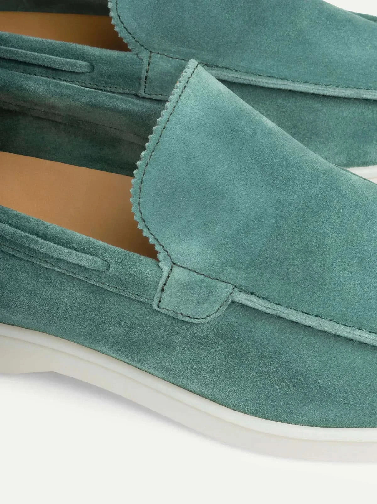 Classic Suède Loafer Apple Blue