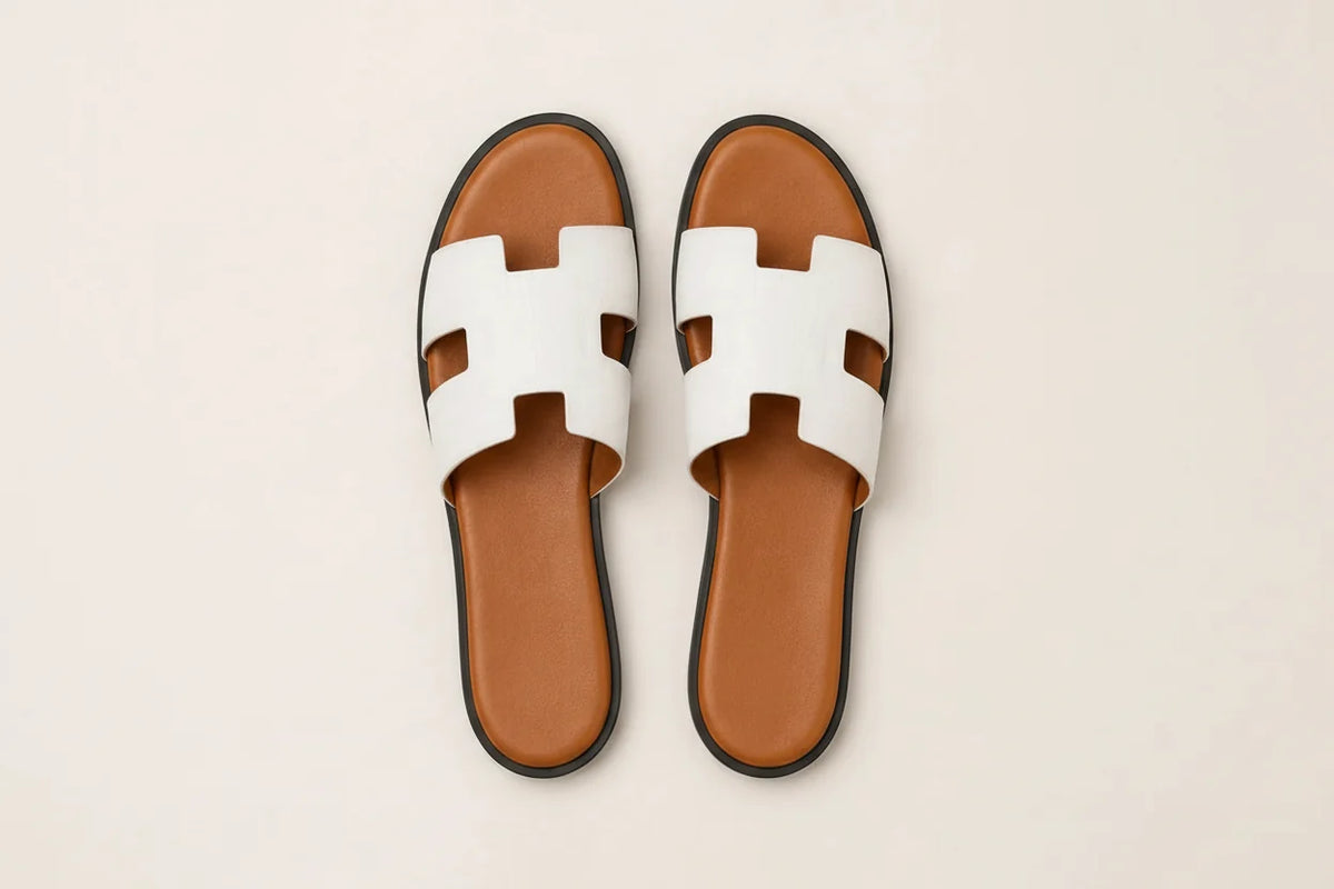 Amalfi Leather Sandal White