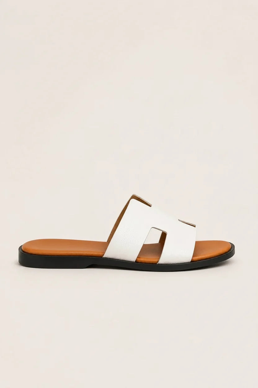 Amalfi Leather Sandal White