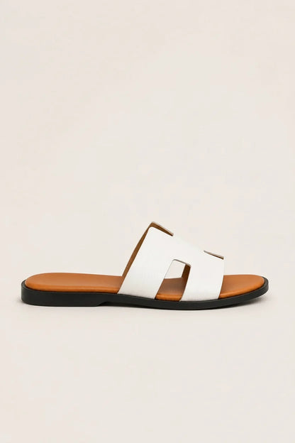 Amalfi Leather Sandal White