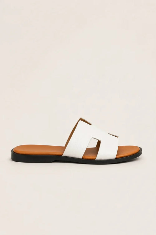 Amalfi Leather Sandal White